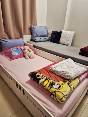 Double Bed for Sale! Ikea Homes. 2 BEDS + MATTRESS+ STORAGE