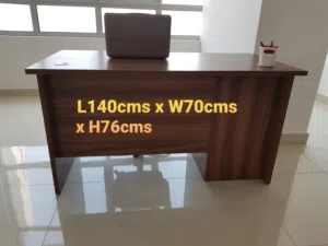 2 Wooden Office Desks in Excellent Condition for Sale