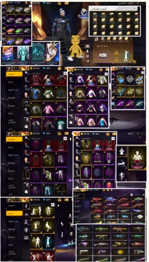 Free Fire Accounts and Characters for Sale in Amman