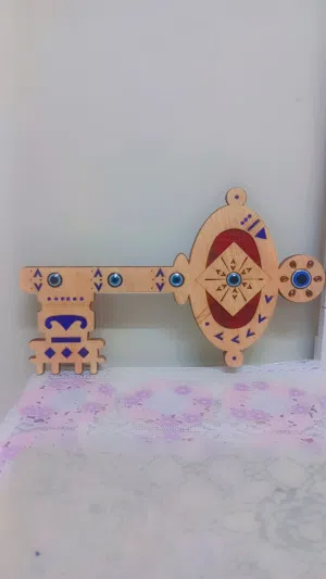 evil eyes off wall decorating key