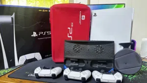بلايستيشن 5 نظيف جدًا مع 3 ايدين أصلية