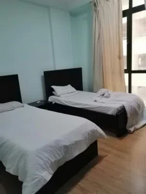fully furnished Bed space for rentسرير للمشاركة