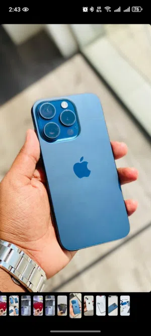 IPhone 15 pro blue 256 gb