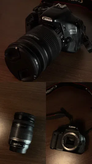 Canon 600d+ lens 18-200