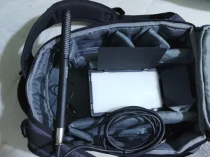 حقيبة كامرة جديدة مع مايك ولايت