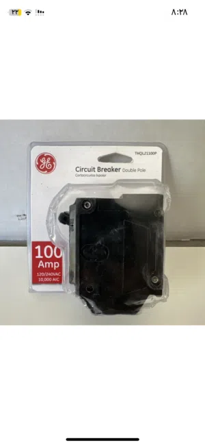GE THQL21100P Energy Industrial Solutions Doubl Pole 100A Circuit Breaker