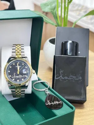 ساعة كوبي  عطر بلاك  مديلية  شامل الحفر بالليزر السعر مميز