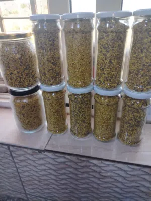 عسل بلدي بصلات على النبي وحبوب لقاح