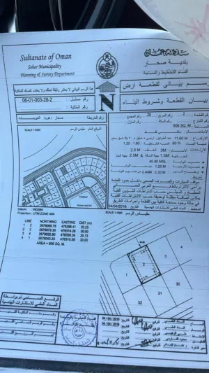 للبيع ارض سكنية في صحار في العوينات 28