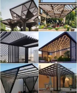 مظلات وسواتر عصرية للمنازل والمساحات الخارجية
