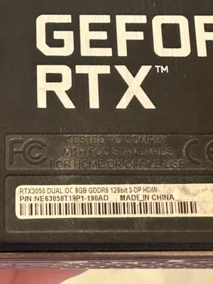 GPU 3050 OC version