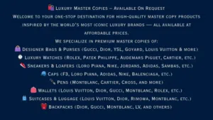 Every type of fashion product available right now.