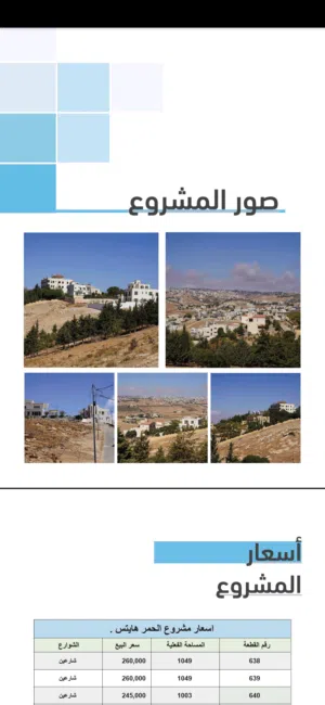 مشروع الحمر هايتس مميز و اجمل اطلالات الحمر