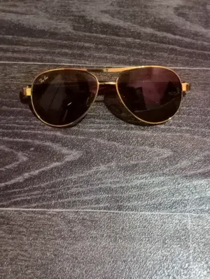 GOLD RAYBAN GLASSES ORIGINAL