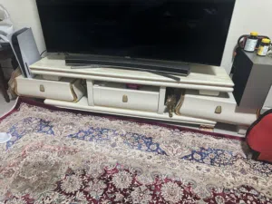 Luxury TV Stand with Marble Top – Like New