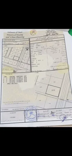 ارضين سكنيات كورنر مساختهن 1380