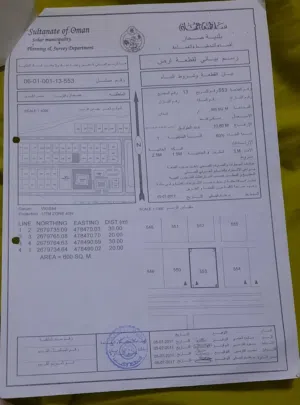 Residential Land for Sale in Al Batinah Sohar