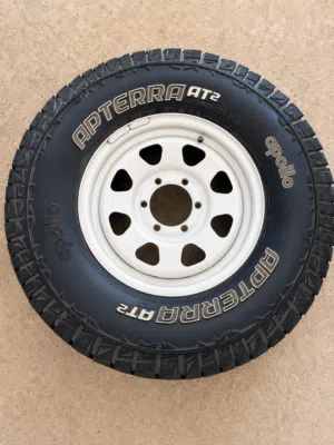 Used tyre and rim for sale, 4Nos
