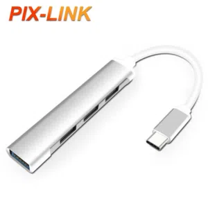 موزع usb 4مداخل للكمبيوتر والاجهزة الخلوية مدخل tbc / usb