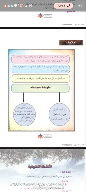 مراجعة صف ثاني عشر لغة عربية