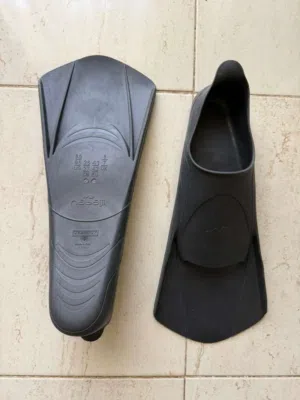 Swim fins grey decathlon original like  size 42 new