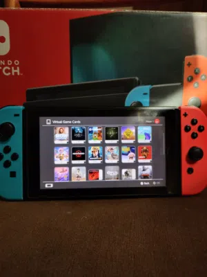 Nintendo switch ORIGINAL BOX with 11 games