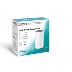 راوتر تي بي لينك ديكو E4 AC1200 (قطعة واحدة) ROUTER TP LINK Deco E4 AC1200 Whole Home Mesh Wi-Fi Sys