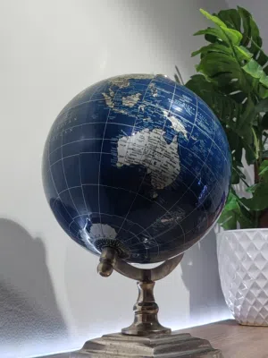 World Globe with markings