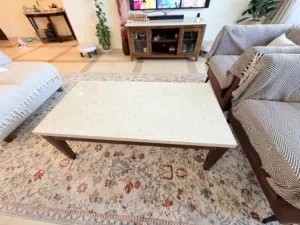 Marble top coffe table