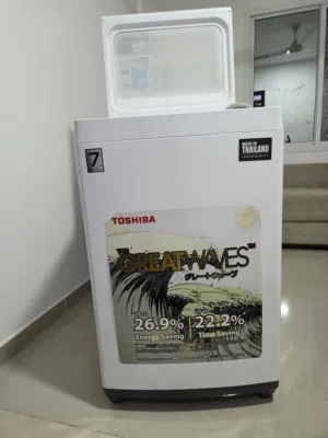 Toshiba Top Load Washing Machine – 7 KG – Excellent Condition غسالة توشيبا تحميل علوي 7 كجم – بحالة