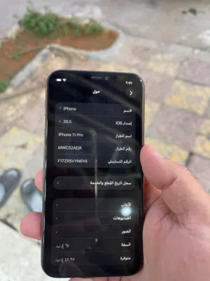 ايفون 11 برو GB.64 مغير شاشه وبطاريه كلشي شغال 100%