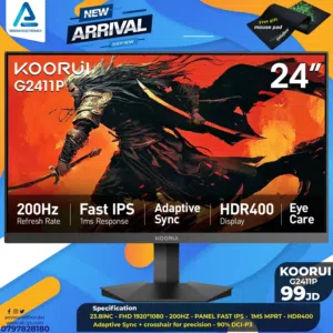 شاشة كوري Monitor Koorui 23.8 inch 200hz بافضل الاسعار
