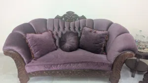 طقم كنب مستعمل مع طقم طاولات