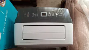 مكيف hisense متنقل - كفالة شغالة - استعمال بسيط جدًا - 1 طن فعلي