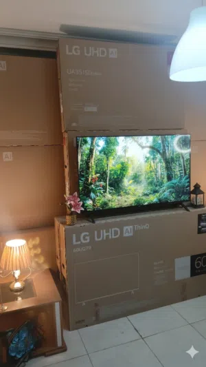 شاشة LG UHD AI مقاس 50 بوصة موديل UA85 - جديدة بالكرتونة 2025/2026