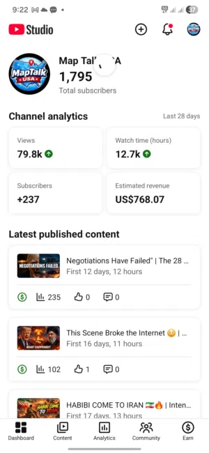 new youtube account for sell