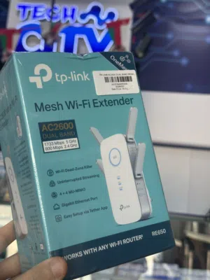 مقوي واي فاي TP-Link AC2600 Mesh WiFi Extender RE650 مقوي شبكة قوي Dual Band سريع مع ضمان سنة