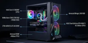 تجميعة كمبيوتر  gaming PC High performance