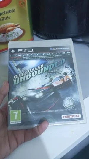لعبة Ridge Racer Unbounded. بلايستيشن 3 نادرة