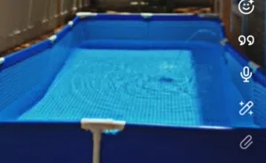 حوض سباحه للبيع مستعمل اقل من السوق مقاسه الطول : 4.50 m العرض : 2.20 m العمق : 84 cm