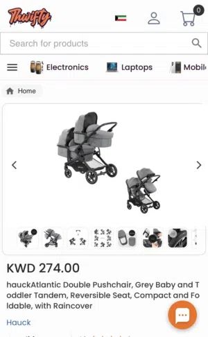 Baby stroller from Hauck like new