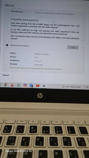 hp laptop betre v. good