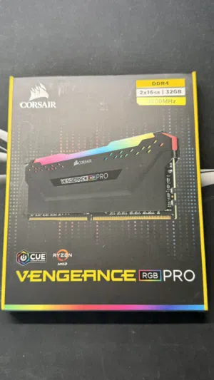 رامات Corsair Vengeance RGB Pro 32GB (2x16GB) DDR4 3600MHz RAM