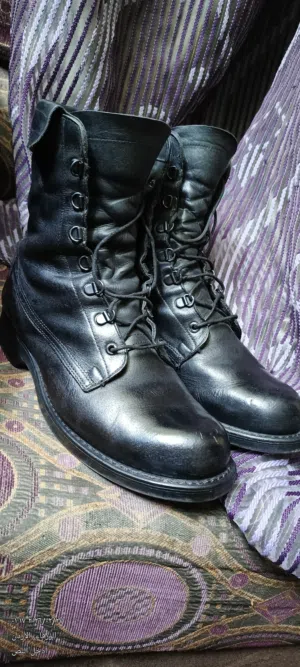 بسطار عسكري امريكي جلد طبيعي