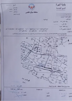 (رقم 153) ارض مميزة في البيرة