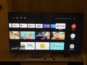 شاشة جديدة لم يتم استخدامها أبدا 4K 55 بوصة