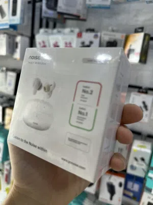 Noise Truly Wireless Earbuds – لون أبيض (Ivory White)  ممتاز عليه ضمان مع توصيل كل محافضات عمان