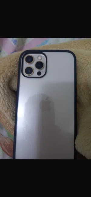 iPhone 12pro  اللون الدهبي  مساحه 256 مغير بطاريه فقط