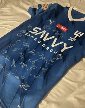 Title: Al-Hilal Official PUMA Jersey - Signed by Neymar & Al-Hilal Stars (Collector's Item)