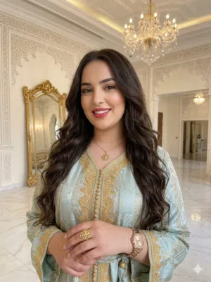قفطان جوهرة حرة حرير % Caftan